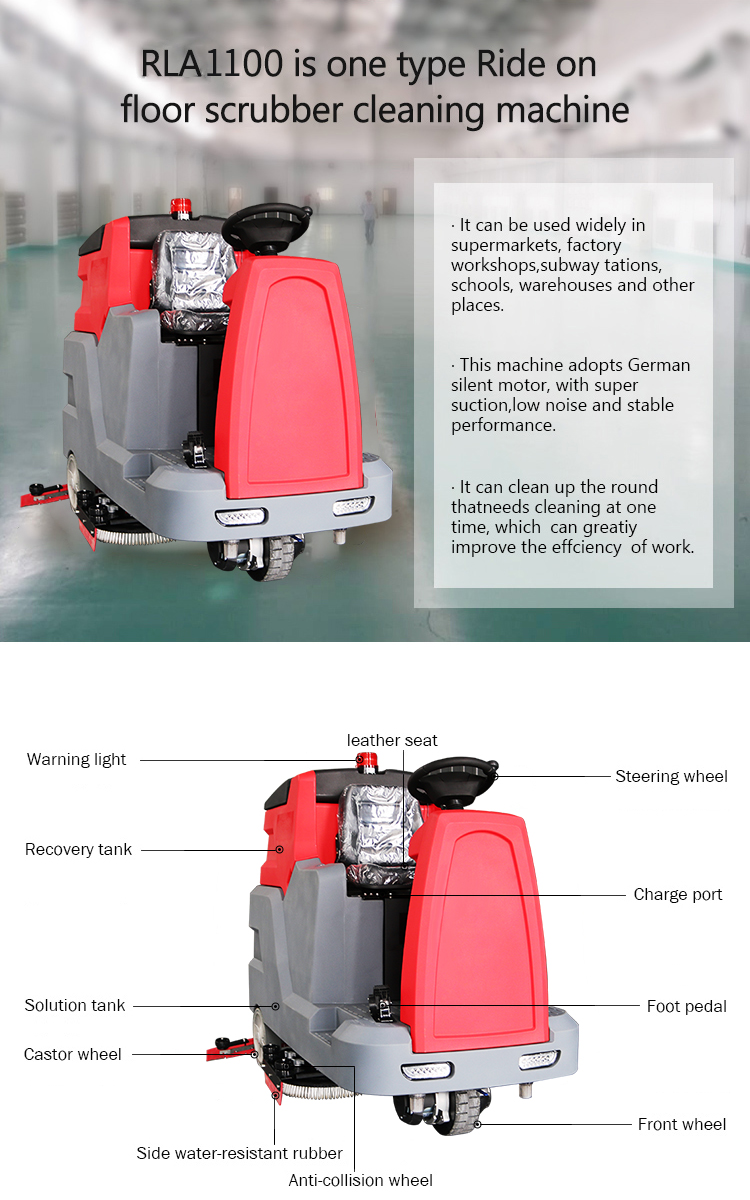 RONLON RLA1100 Industrial Street Cleaning Machine - 2-170110-3-1